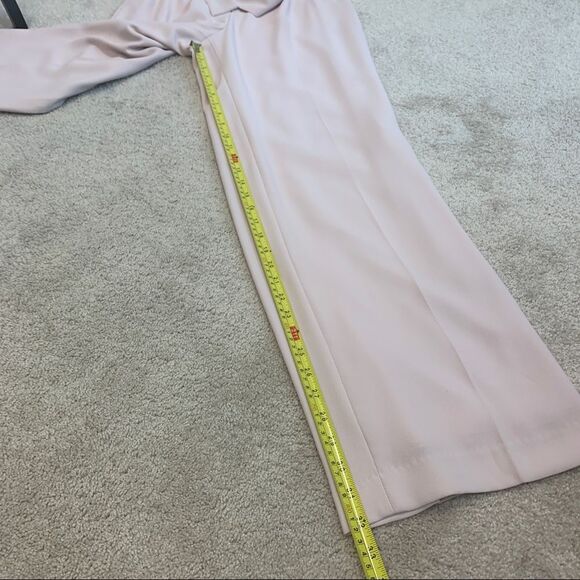 CONTEMPORAINE Simons pastel blush pink pants tie waist Sz 2 - Picture 9 of 10